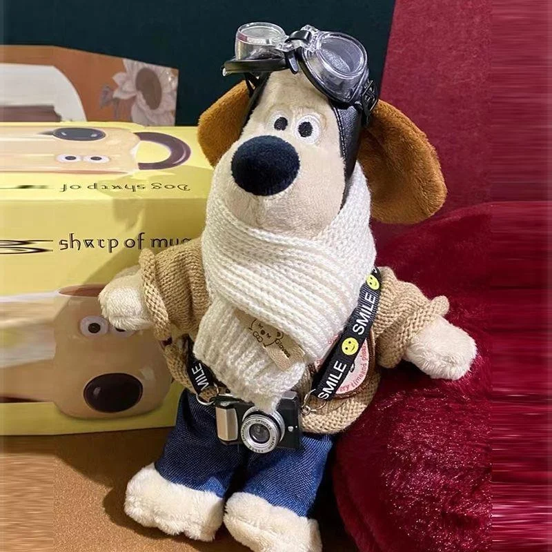 Pilot Bear Plush Toy Cute Aviator Stuffed Animal Doll Soft Plush Keychain Backpack Charm Gift For Boys Girls Birthday