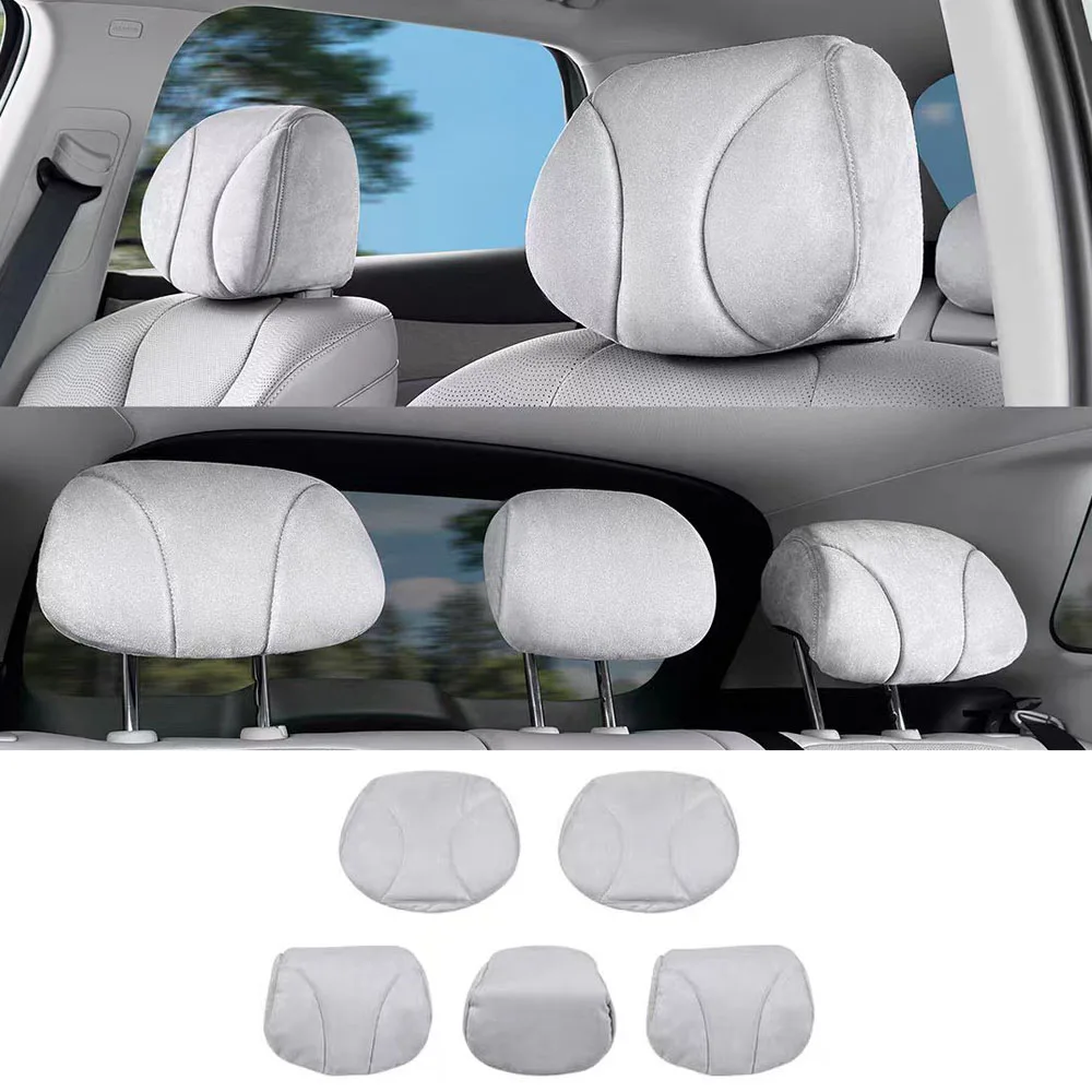 For BYD sealion 05 EV 2025 Head Pillow Cover Flip Hair Pillow Anti Dirty Protective Cover Pillow Interior Modification Supplies