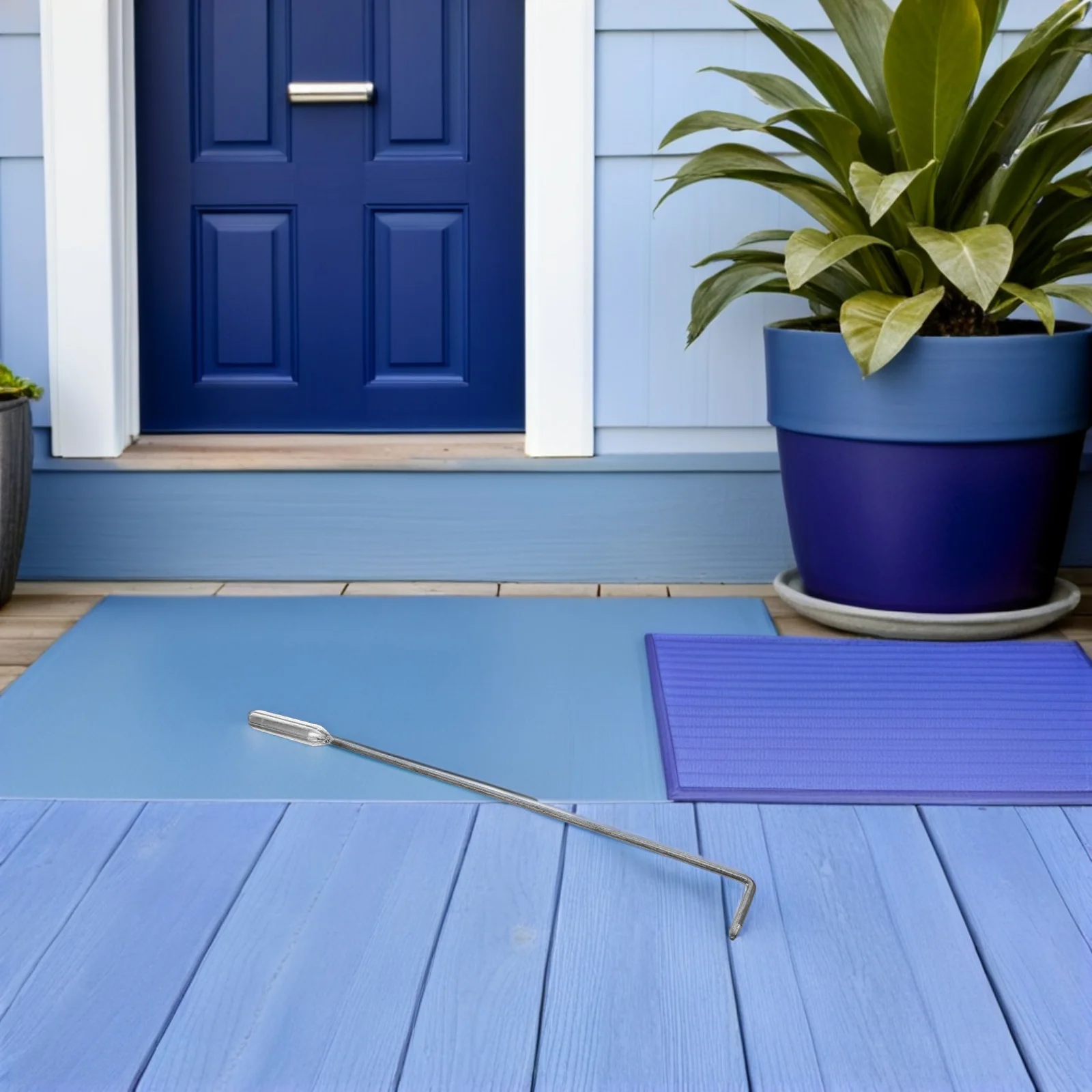 Эргономичная противоскользящая ручка для камина и покера длиной 409 см для дровяной печи в помещении и на открытом воздухе, многофункциональный инструмент для кемпинга