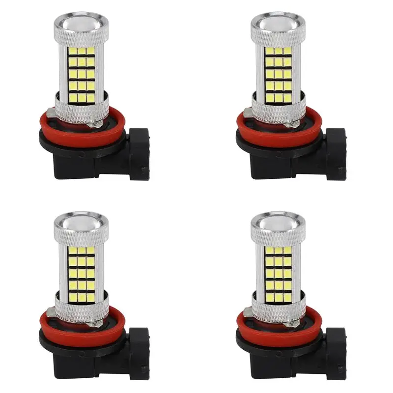 4Pcs H11 H8 H9 White 6000K 850Lm 2835 66Smd Auto Led Fog Lamp Day Time Running Light For Toyota Honda Nissan Mazda-X59A