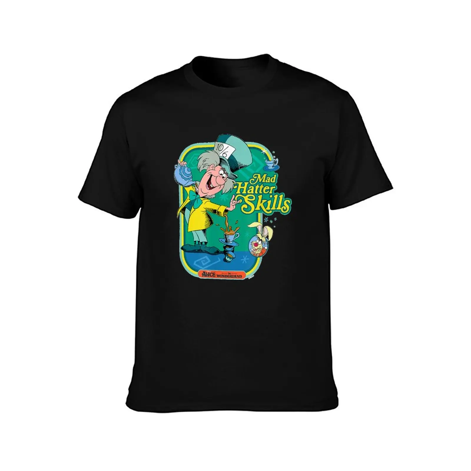 Alice in Wonderland - Mad Hatter Skills T-Shirt tees croswit shirt man Men's t-shirt