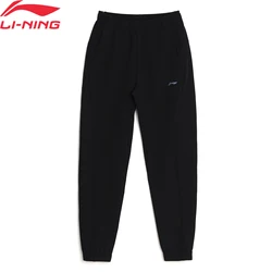 Li-Ning Women Running Series Pants AT DRY SMART Breathable LiNing LOGO Fitness Regular Fit Comfortable Sports Trousers AYKU048