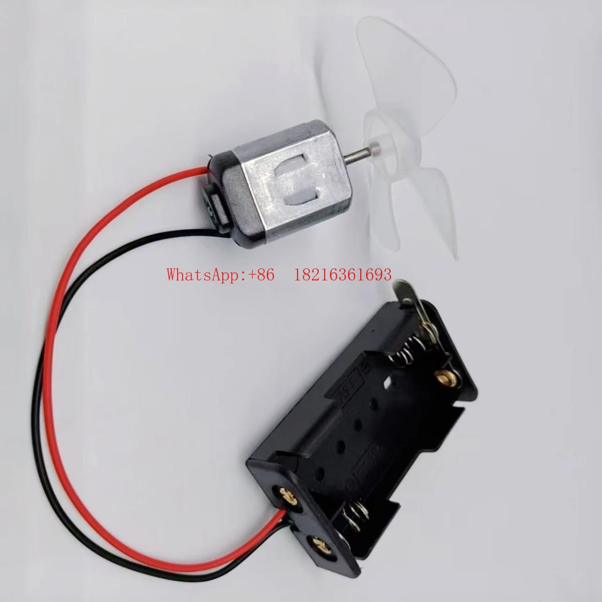3V DC Motor DIY Wind Boat Fan Model Motor Propeller Accessories