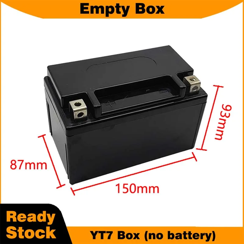 

Empty Case YT7 Plastic box for 12V-7AH 32650 pack protective box 12V plastic battery box for Starter