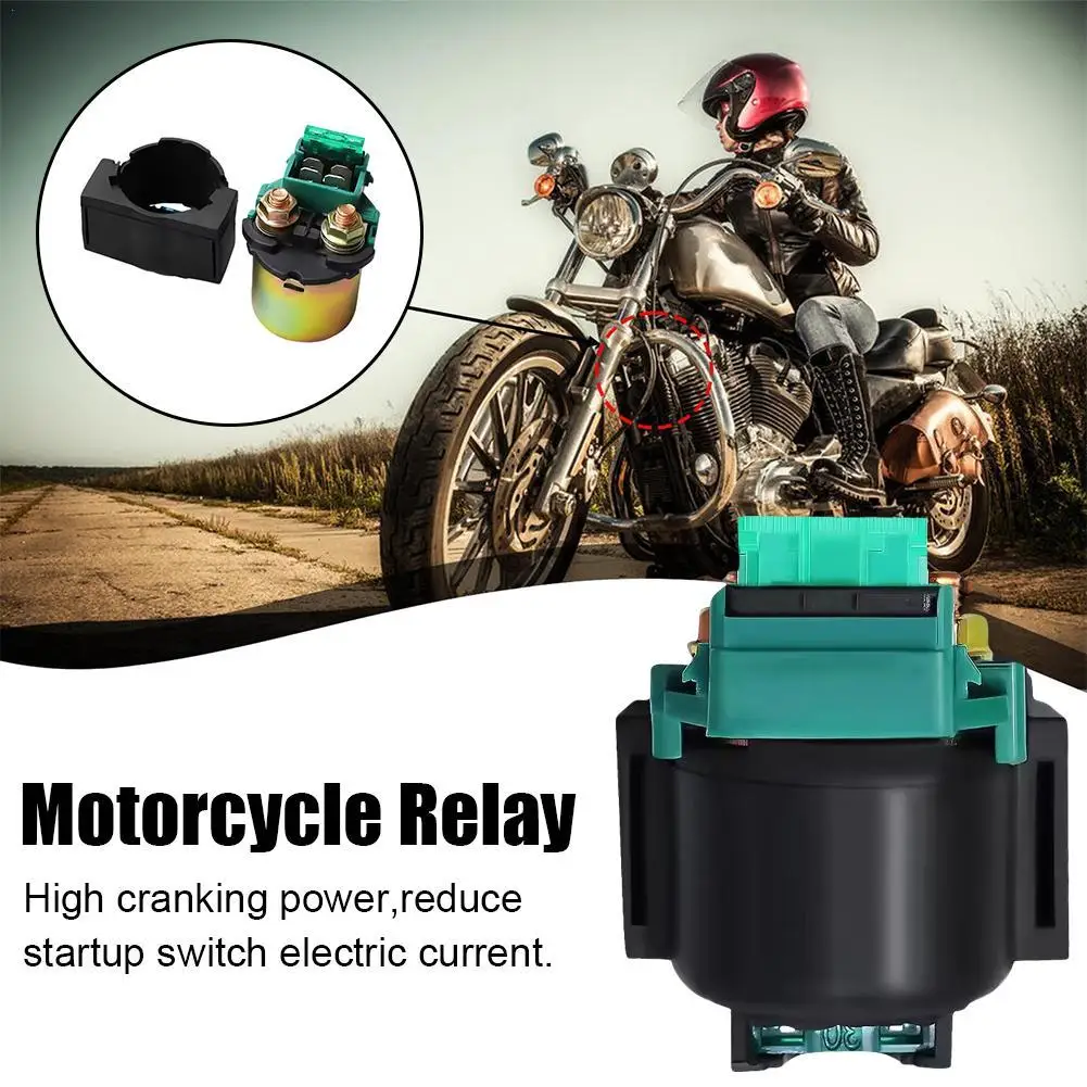 For Honda Motorcycle Starter Solenoid Relay - Engineered for Durability and Quick Engine Start on VT and VF Series