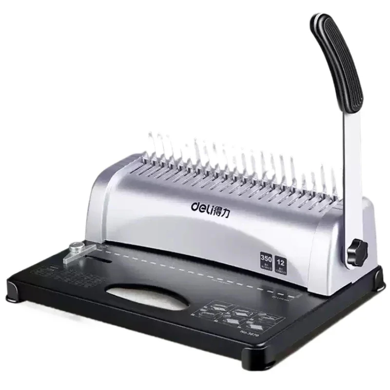 

*binding machine 21-Hole clip punching, manual apron, document tender, 10-hole comb punching, A4 paper punching and binding