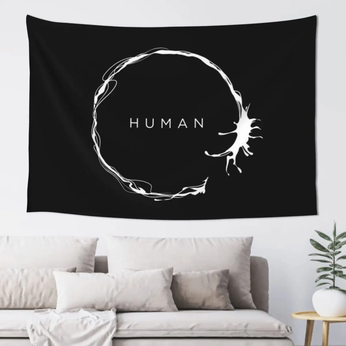

HUMAN II Tapestry For Bedroom Home Decoration Accessories Home And Comfort Decor Cute Decor Tapestry