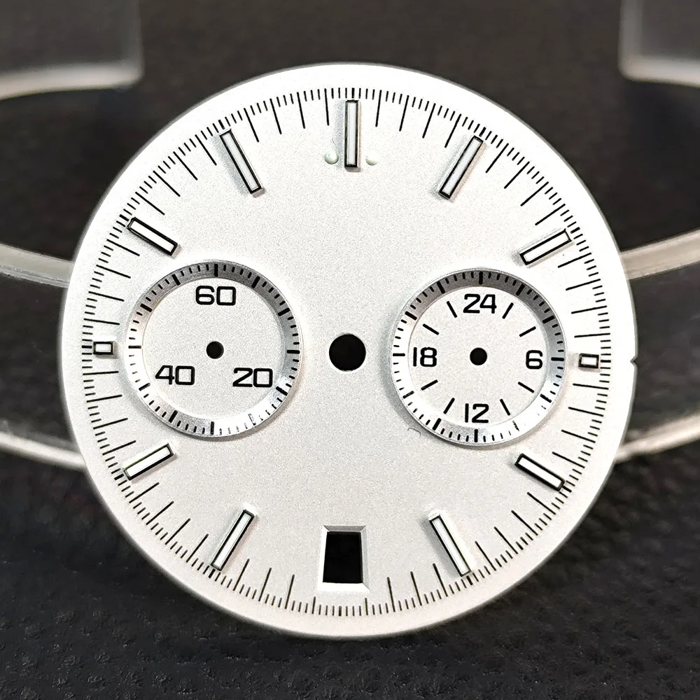 Replacement 32.5MM Watch Dial for VK64 Quartz Movement Watches Modification Parts Sterile Watch Accessories Maintenance Tools