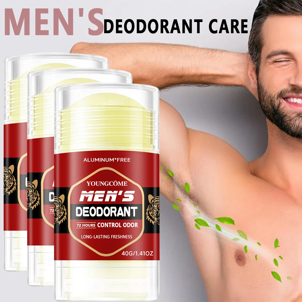 Whole Body Deodorant - Smooth Solid Stick - 72 Hour Odor Control - Aluminum Free, Baking Soda Free and Skin Safe Men Deodorant