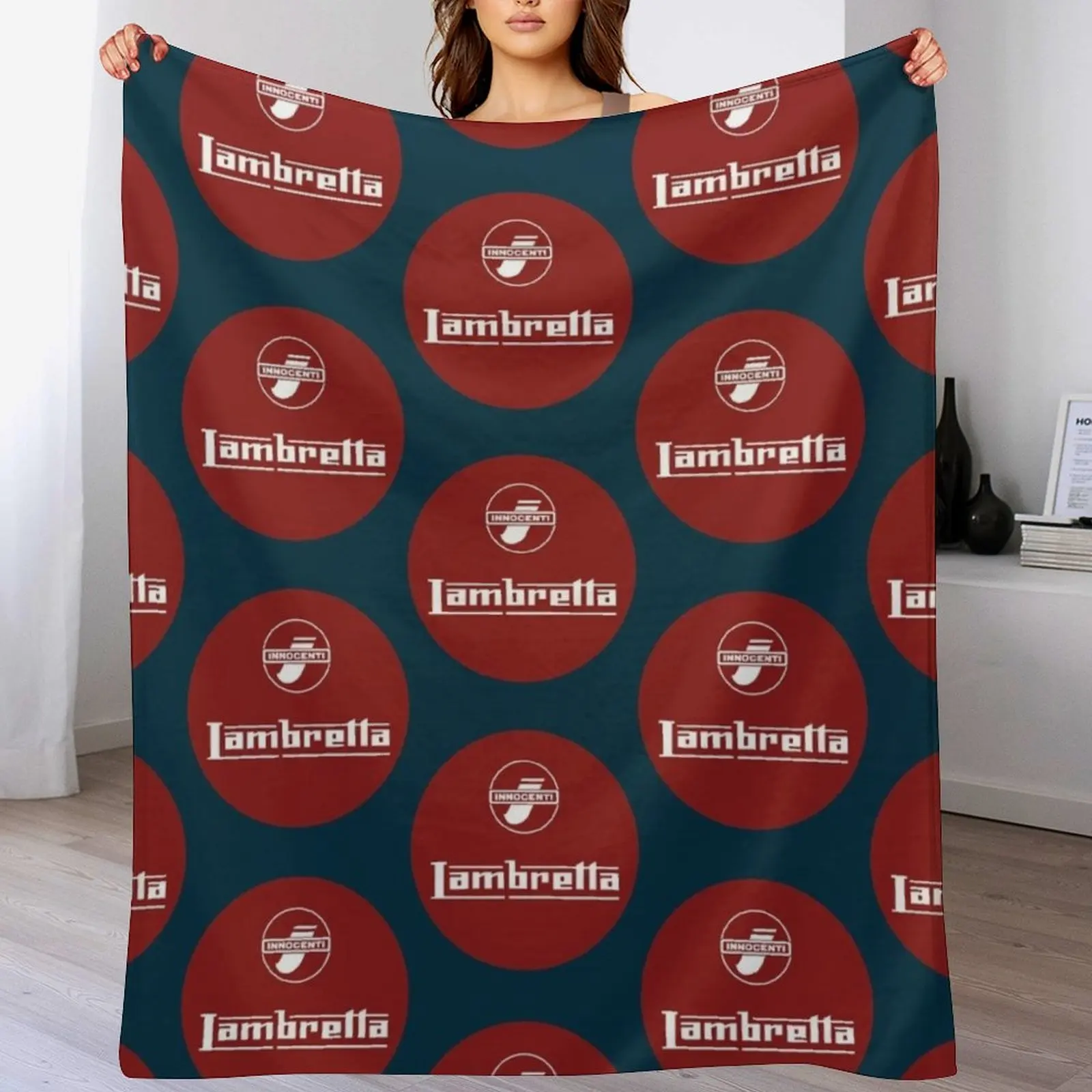 Lambretta Throw Blanket