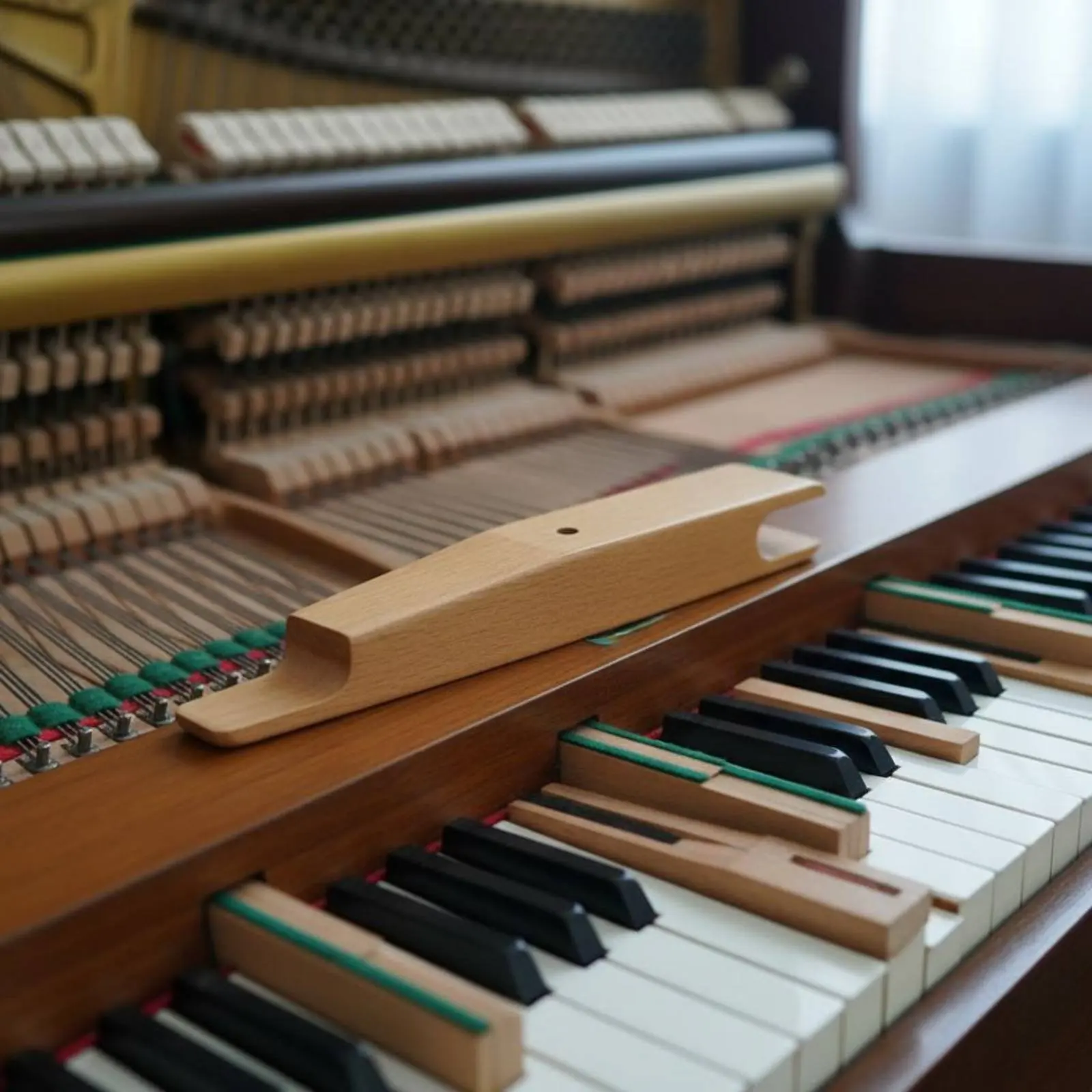 Backcheck Regulating Tool Portable Piano Backcheck Tool Musical Instrument Repair Wooden for Music Shop