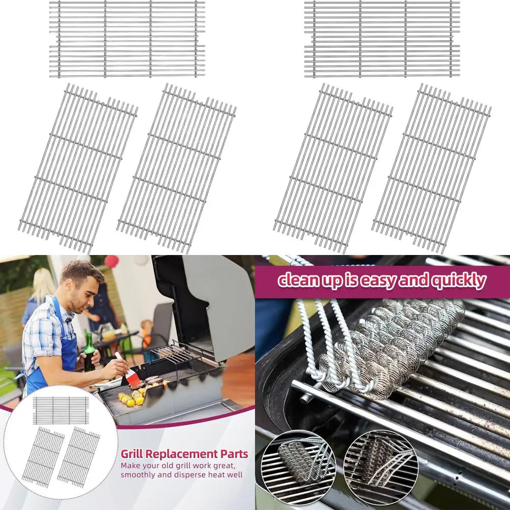 

Решетки для гриля из нержавеющей стали, 23,25 дюйма, 9 мм, для серий 30, 41 и 53 - набор из 3 штук