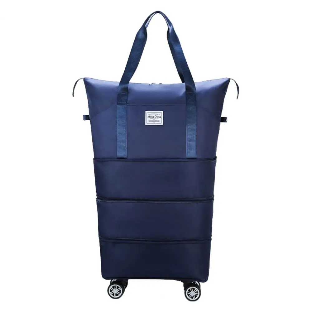 Expandable Travel Bag Capacity Expandable Travel Duffel Bag with Waterproof Tear-resistant Material Zipper Closure Rotatable