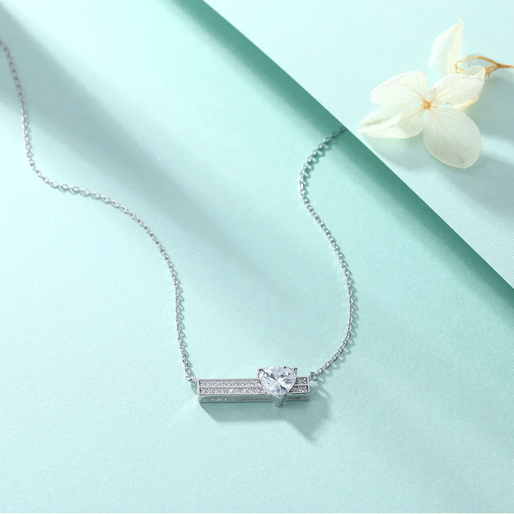 MuShan Brand Jewelry 925 Sterling Silver Necklace Zircon 5A Infinity Formal for Girls 18K Gold Plated Premium Jewelry Pendant