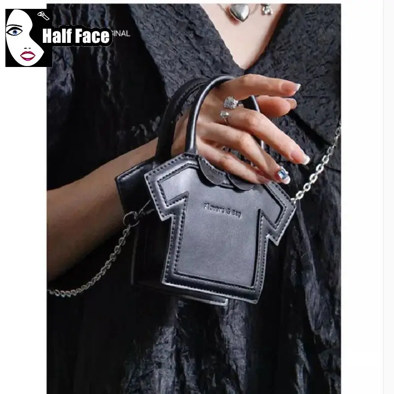 Y2K Spicy Girls Harajuku Womens Gothic Handbags Punk Advanced One Shoulder Lolita Versatile Suit Chain Crossbody Mini Bags tote