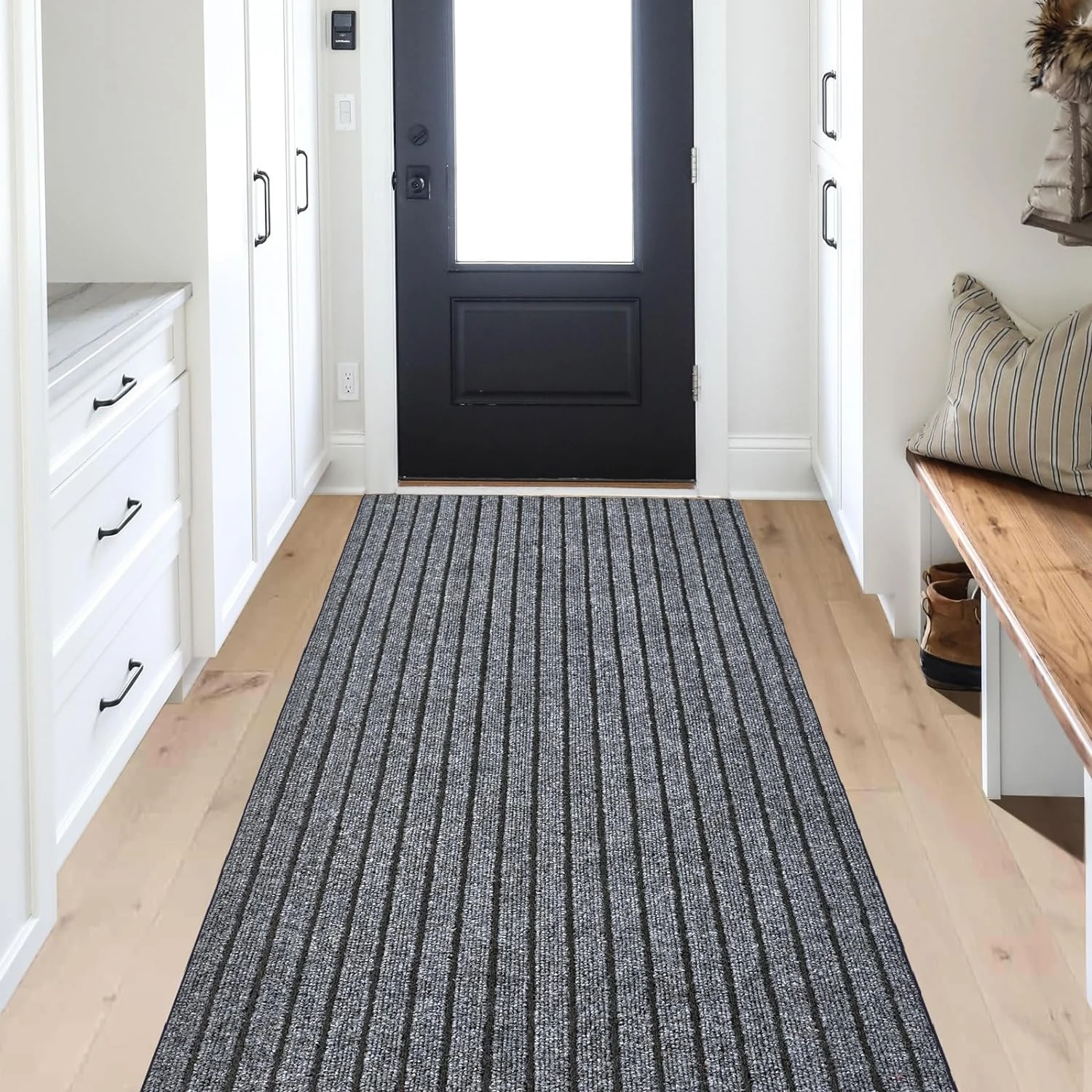 Long non-slip door mat floor mat carpet, kitchen floor mat, multi-color optional, enter and exit the door to reduce dirt