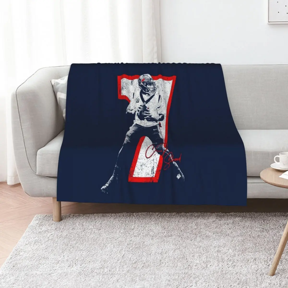 CJ Stroud Throw Blanket Stuffeds Extra Large Throw Travel for winter cosplay anime Soft Blankets