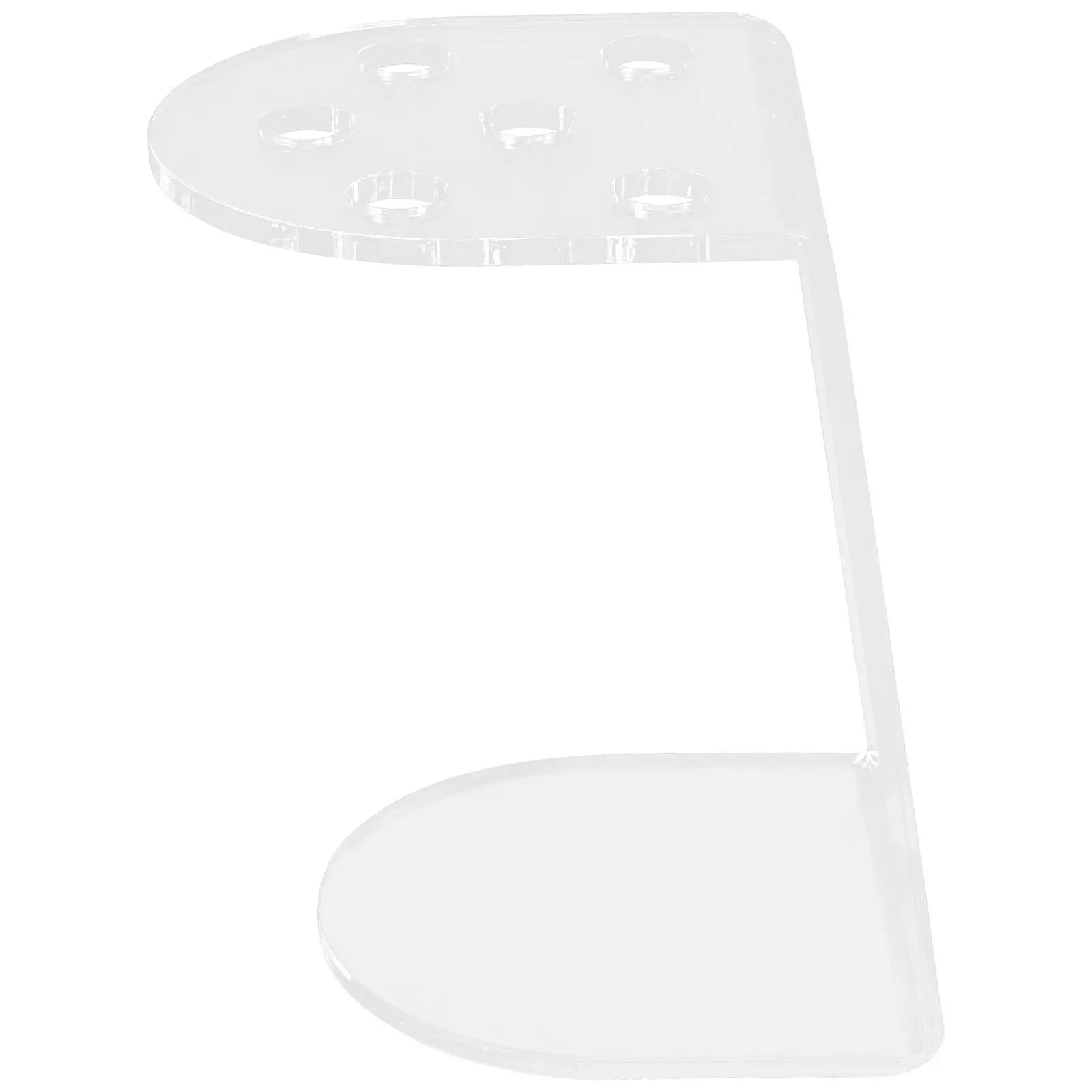 Acrylic Scissors Holder Rack Hair Salon Desktop Shears Organizer Professional Stylist Tool Storage Case