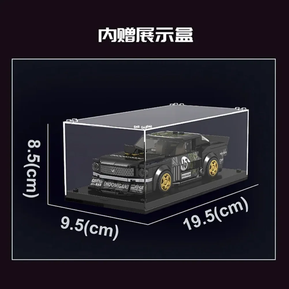 MOLD KING 27024 27025 27026 27027 MOC Roadster Sport Car Series Building Block Costruzione Giocattolo Display Box Regalo di Natale per I Bambini