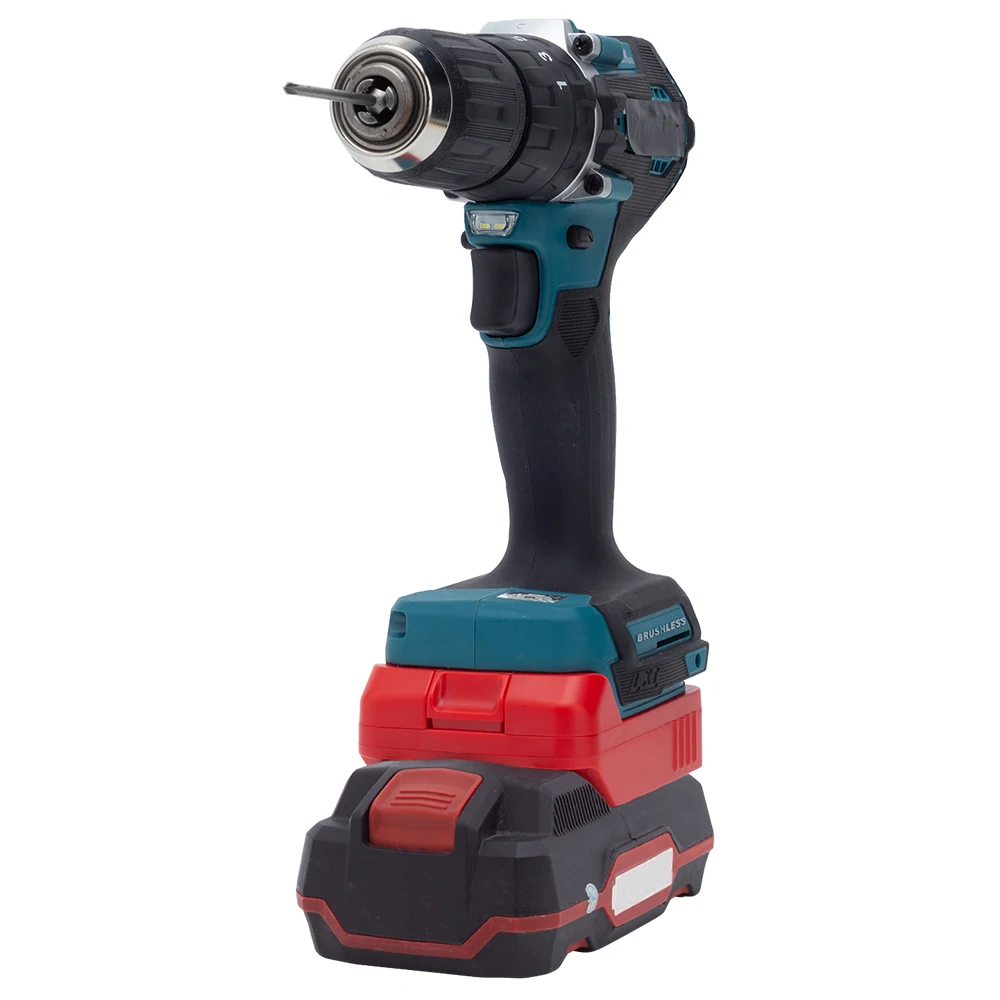 Imagem -06 - para Ferramentas Makita 18v Compatível com Adaptador Conversor de Bateria de Lítio Parkside Lidl X20v Não Inclui Ferramentas e Bateria