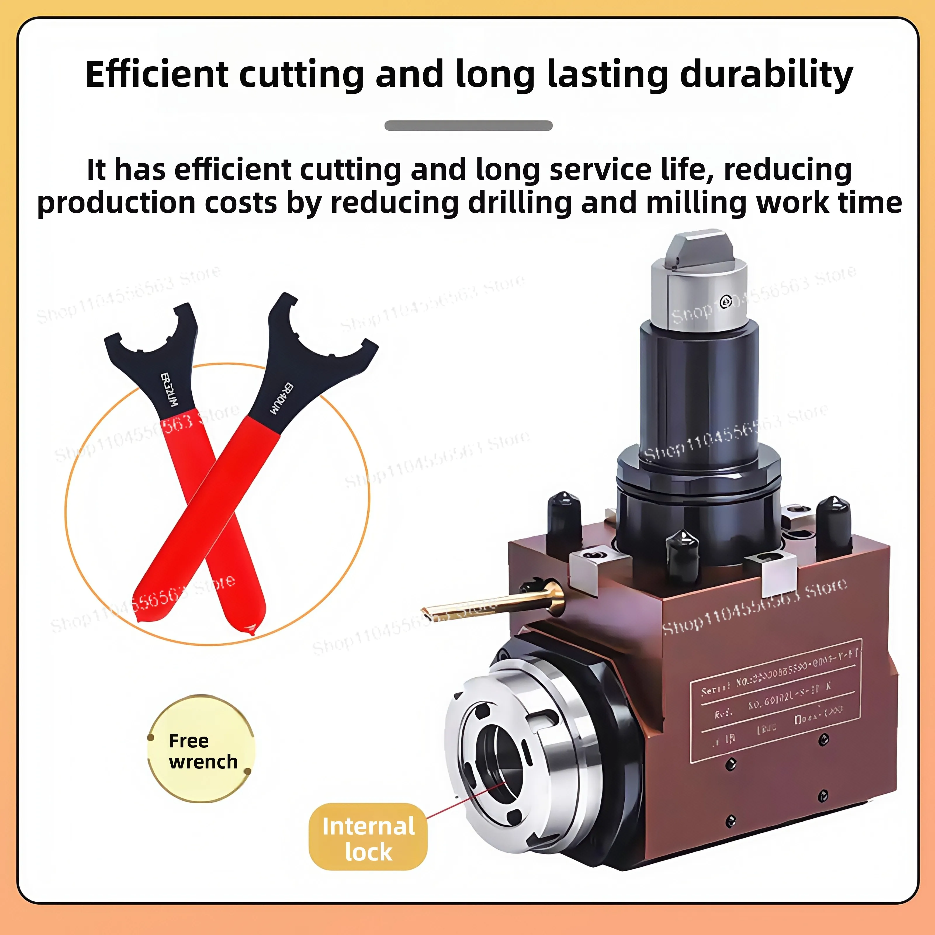 BMT Power Tool Holder 0 90 Degree Milling Turning Compound Tool Post for CNC Lathe