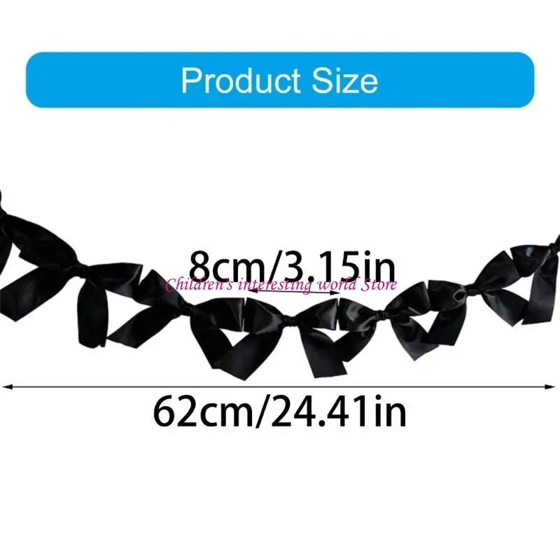 Phòng trẻ trang trí ruy băng vòng hoa đáng yêu bowknot kéo cờ chụp ảnh đạo cụ sinh nhật cung cấp 425f