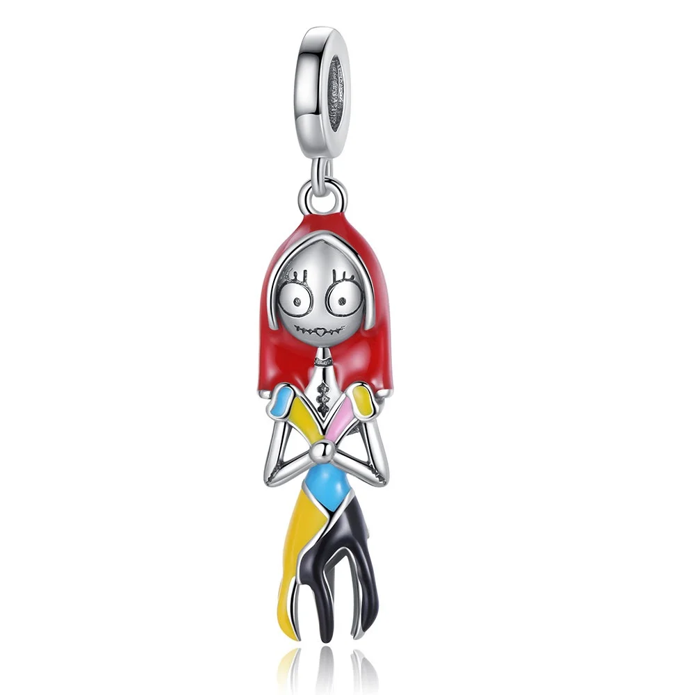 925 Silber Potdemiel Disney Bestseller Anhänger Weihnachts-Albtraum Charms Perlen Passend für Armband Halskette Damen DIY Edelschmuck Geschenk