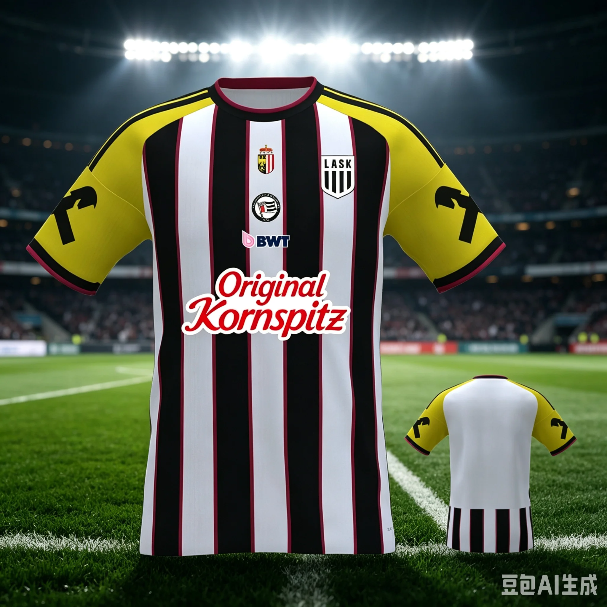 Image of 2026_27 Saison LASK Linz Unisex Fußballtrikot Atmungsaktives Mesh 3D-Druck-Shirt Sommer Sport Schnelltrocknendes Trikot Familien- und Kinder-T-Shirts