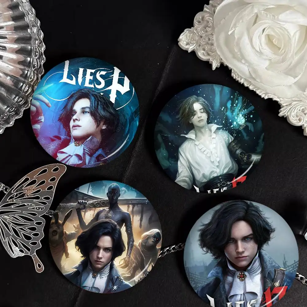 Klassischer Film L-Lies Of P 58mm handgemachte Brosche Cartoon Cosplay Abzeichen auf Rucksack Schmuck Accessoires Geschenke