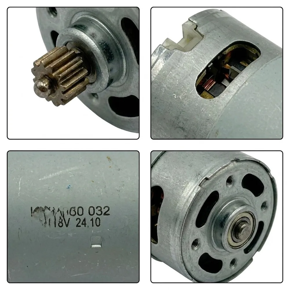 Replacement 18V Drill Motor with 12 Tooth Gear for 550 Type Electric Tools Designed for Reliable Drilling Performance
