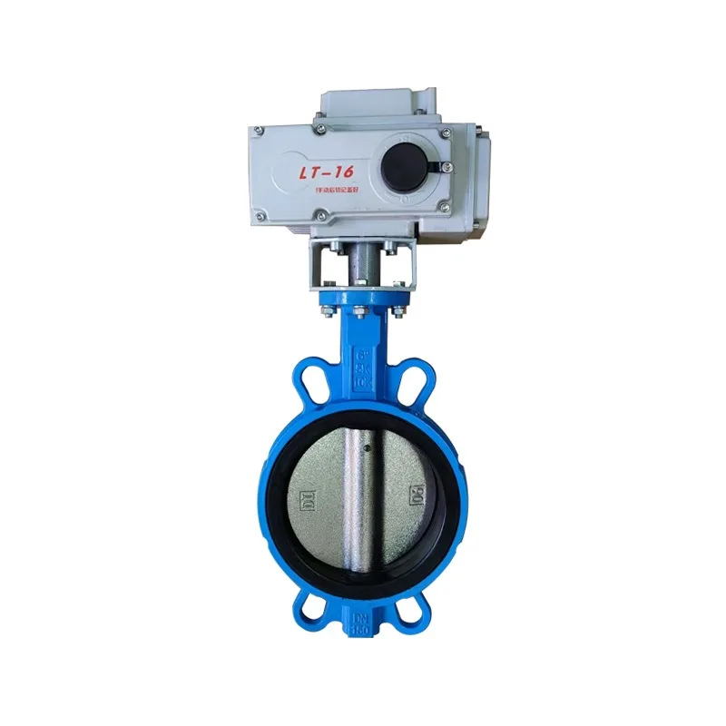 Electric Wafer Butterfly Fine Small Switch Ductile Iron 380V/220V D971X-16Q