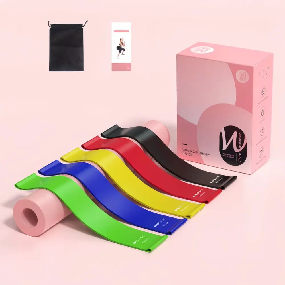 Yoga Fitness Resistance Bands For Wosweir Tpe Elastic Loop Workout Equipment Leg Glute Training Strength Exercise Gear
