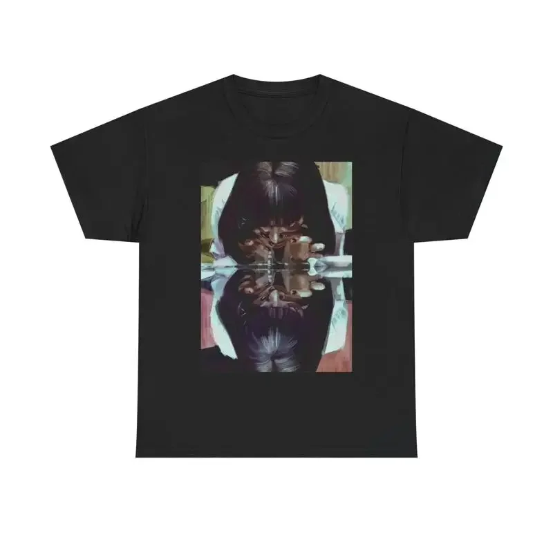 Pulp Fiction  T shirt Retro Movie Scene Heavy Cotton Famous