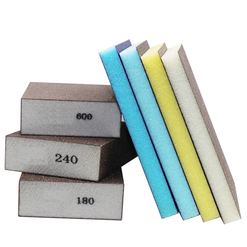 Sponge sand block woodworking furniture paint rust removal wall putty grinding block beauty seam polishing dry grinding sponge s