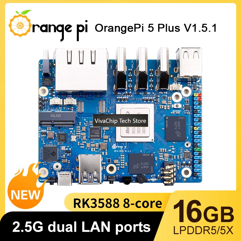 VivaChip TechOrange Pi 5 Plus – Orange Pi 5 Plus 16Gb recenzja i cena