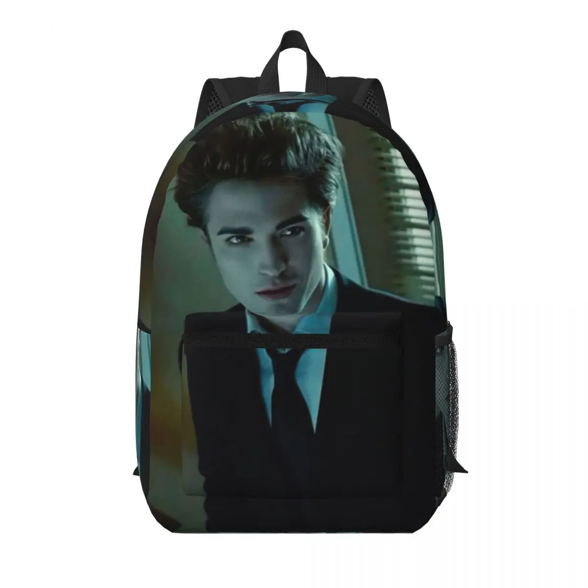 

The Twilight Saga Edward Cullen Student Backpack School Bag Hiking Travel Daypack for Men Women Bookbag Shoulder Bags