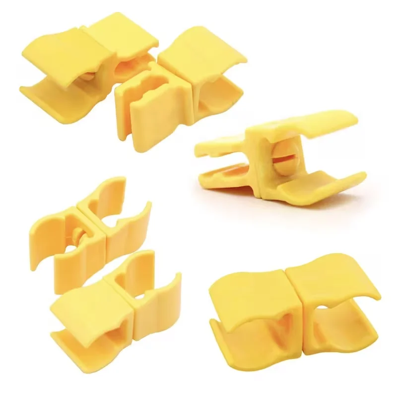 

PE Plastic Marker Pole Clip, Adjustable, Suitable for Football Goalposts, Soccer Field Markers, and Sports Equipment Organizatio