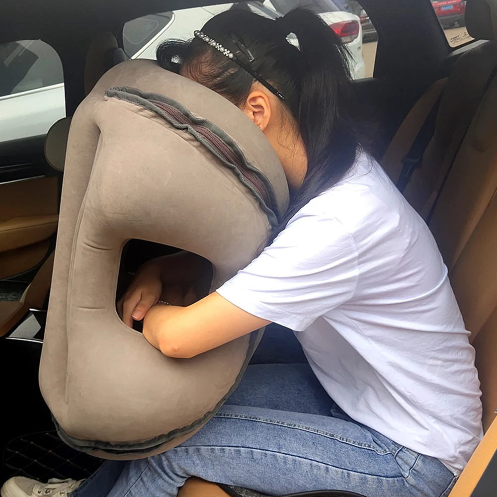 Inflatable Body Sleeping Pillow Travel Air Pillows PVC Multifunctional Cushion Dakimakura for Airplane Car Office Home 베개 바디필로우