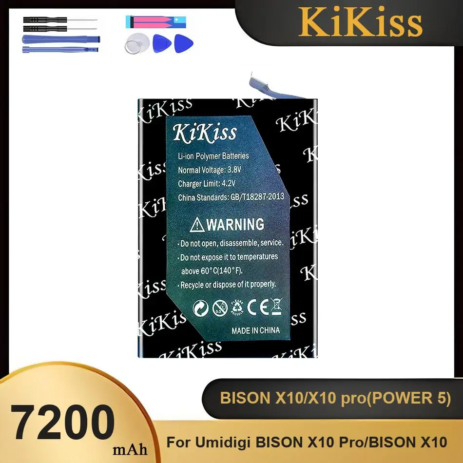 

Аккумулятор для электронной книги BISON X10/X10 pro(POWER 5) E-Book Reader, перезаряжаемые батареи для Umidigi Umi BISON X10 Pro, с инструментами