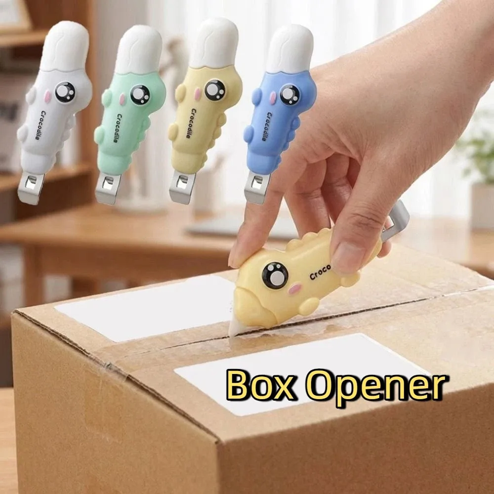 Multi-functional Cartoon Little Crocodile Bottle Opener Portable Mini 2 in 1 Bottle Opener Effortless Pocket Vial Opener Beer