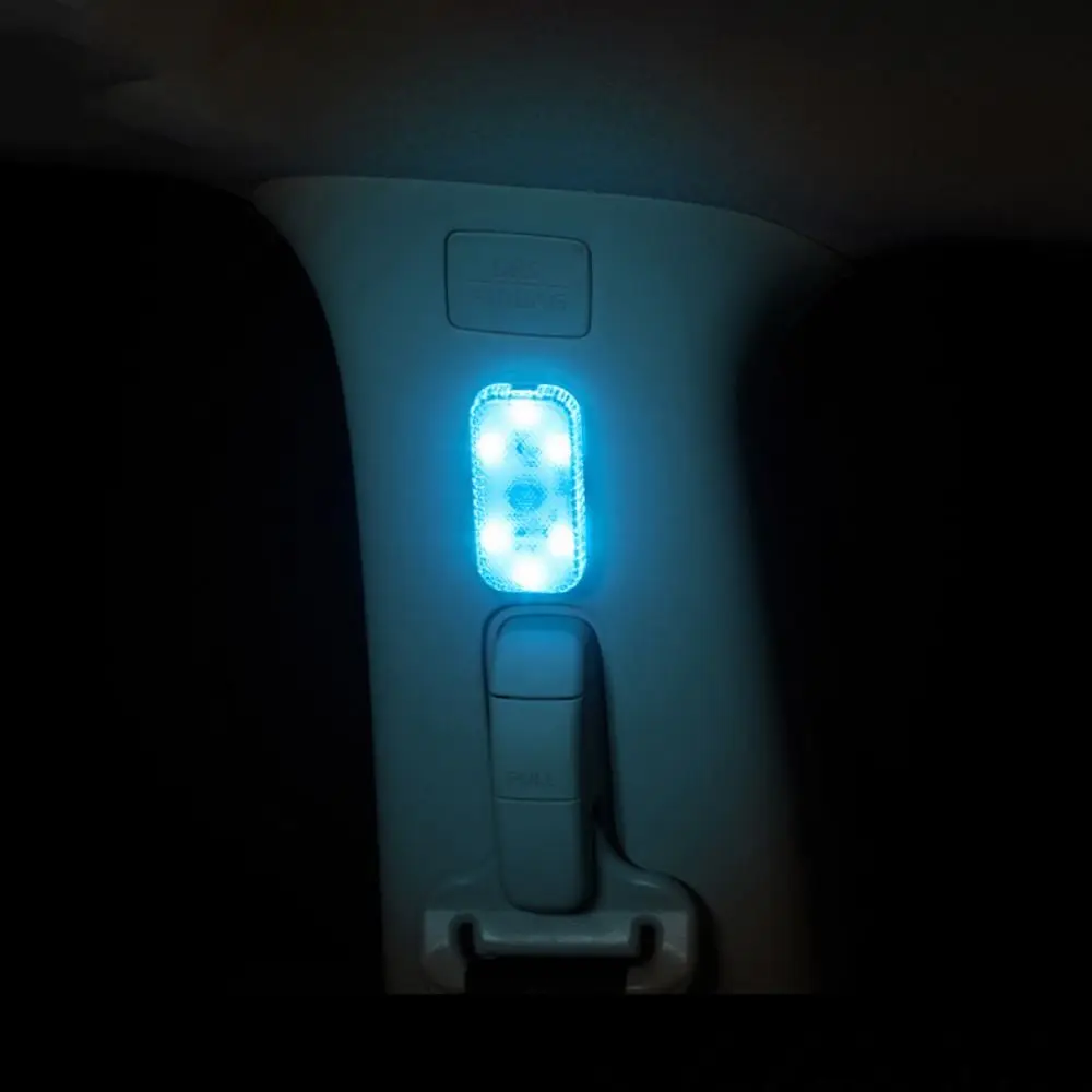 

Мини-размер светодиодный сенсорный светильник для салона автомобиля с сенсорным управлением, внутреннее освещение, многоцветное настроение, перезаряжаемая батарея, автоматическая атмосферная лампа