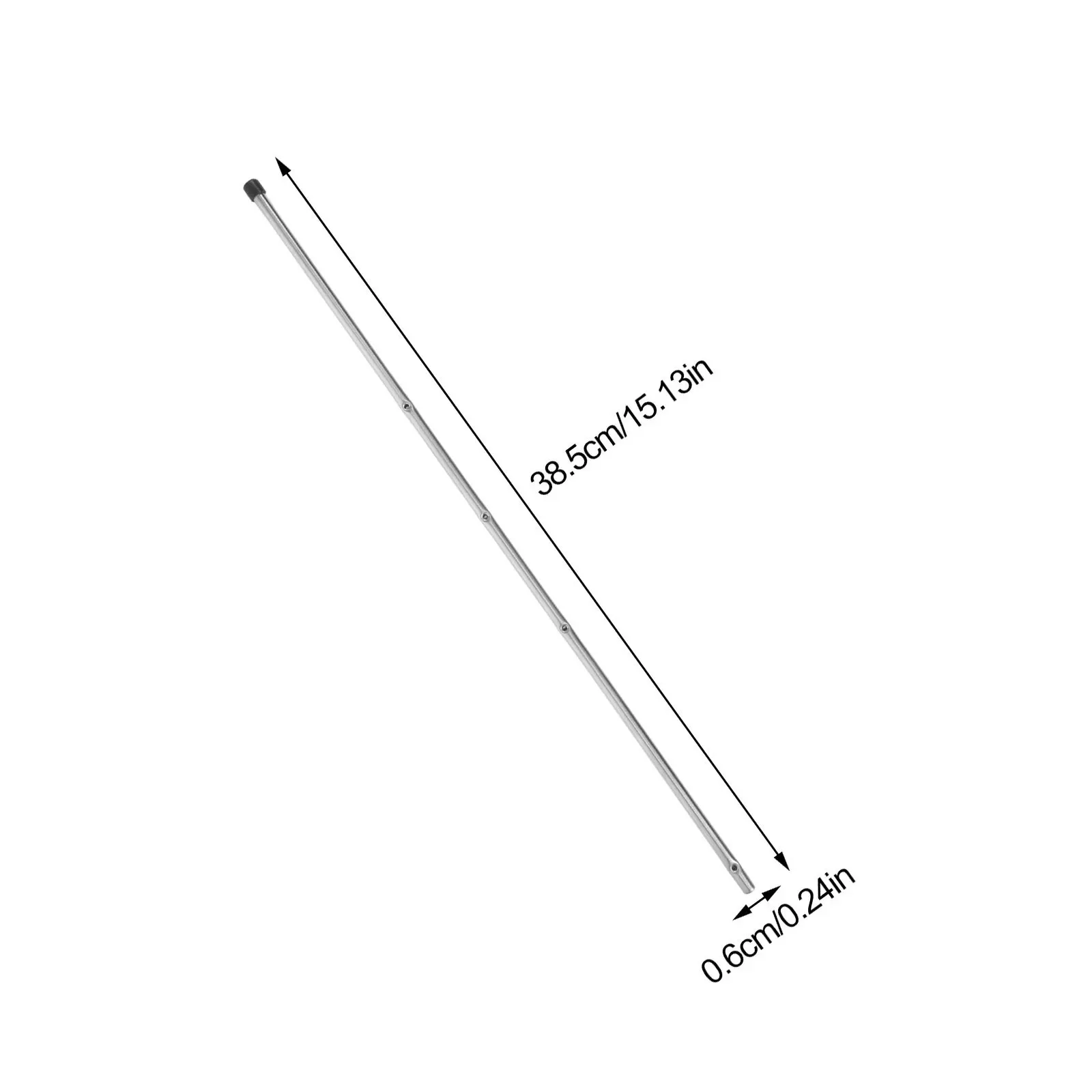 3 قطعة ملحقات طاولة كرة القدم 6 مللي متر قضبان طاولة فووسبالل المعدنية استبدال أقطاب آلة كرة القدم المتينة للمكتب المنزلي #5
