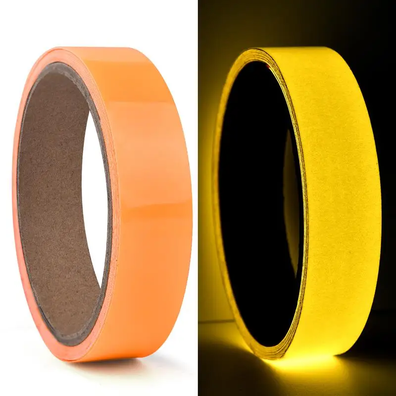 Leuchtendes fluoreszierendes, selbstklebendes, im Dunkeln leuchtendes Aufkleberband für die Nacht, Sicherheit, Heimdekoration, Warnklebeband