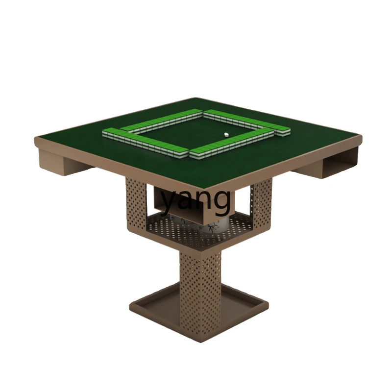 

CX overhead layer arrangement hand rubbing mahjong table chess and card table multi-purpose chess go table and chair combination