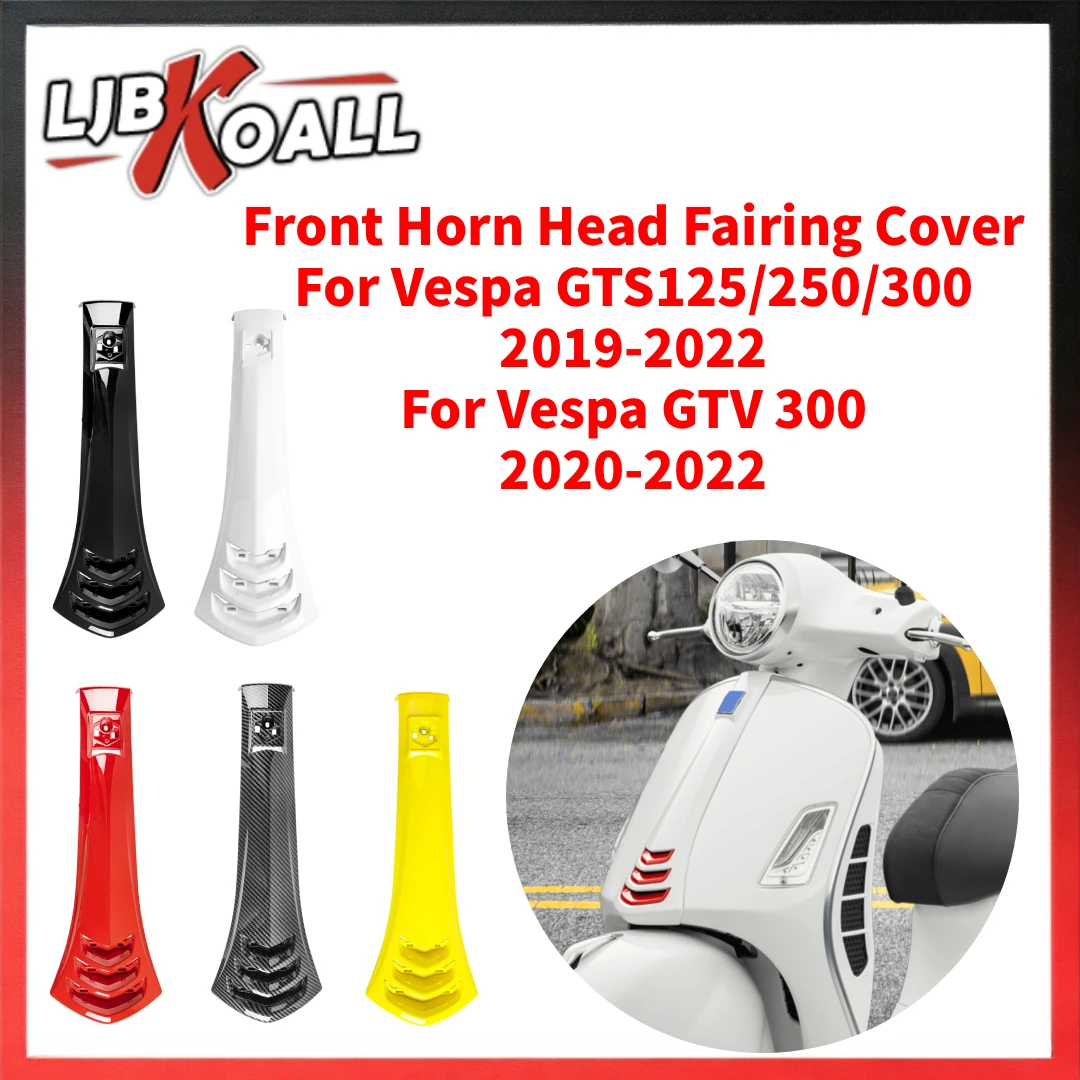 Image of Für Vespa GTS125/250/300 2019-2022 Motorrad Vordere Hornverkleidung für Vespa GTV 300 2020-2022 Verkleidungs-Riemenhalterung