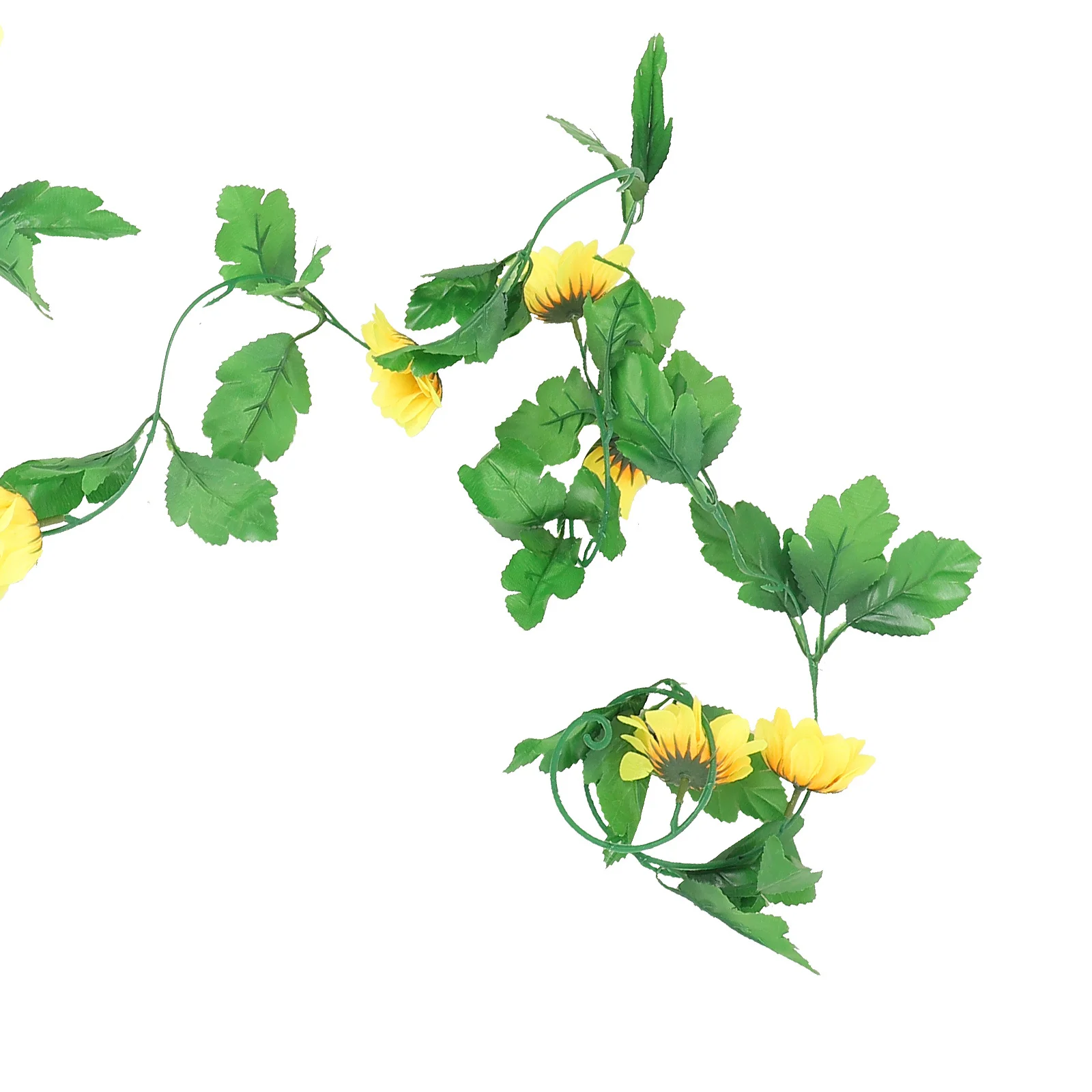

2Pcs Fake Sunflower Vine Garland Lifelike Silk Cloth Simulation Flower Garland Wedding Party Home Decoration Fake Sunflower Vine