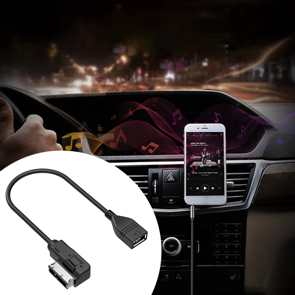 USB Aux Cable Adapter Audio AUX Adapter Data Wire Music MDI MMI AMI To USB Female Interface for Audi A6L Q5 Q7 A8 S5 A5 A4L A3