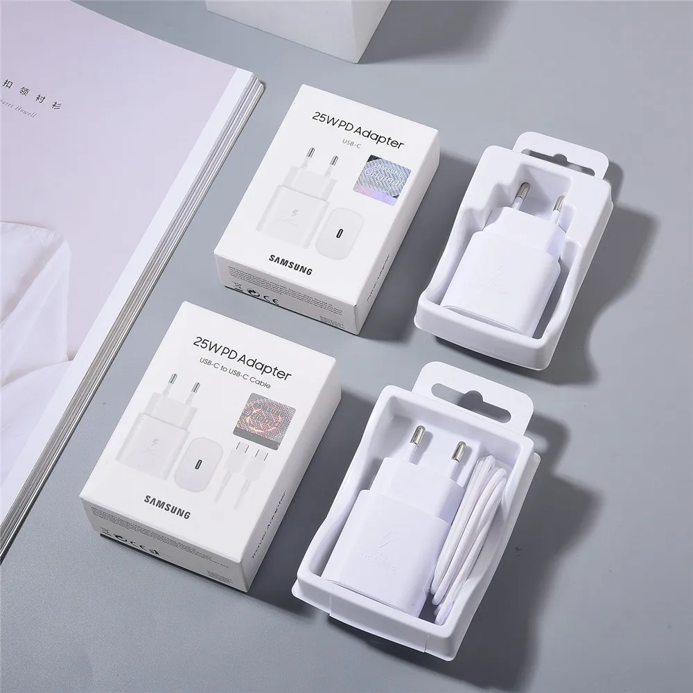 EP-TA800 Samsung EU 25W Super Fast Charger Usb Type C Cargador Adapter For Galaxy A16 A15 A36 A25 M3