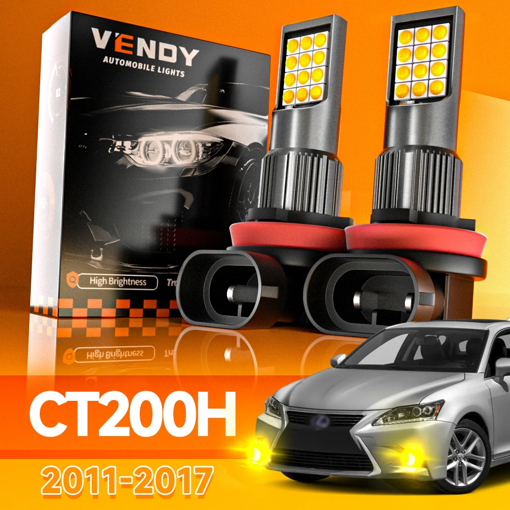 2pcs For Lexus CT200H 2011-2017 LED Fog Light 2012 2013 2014 2015 2016 Canbus Accessories