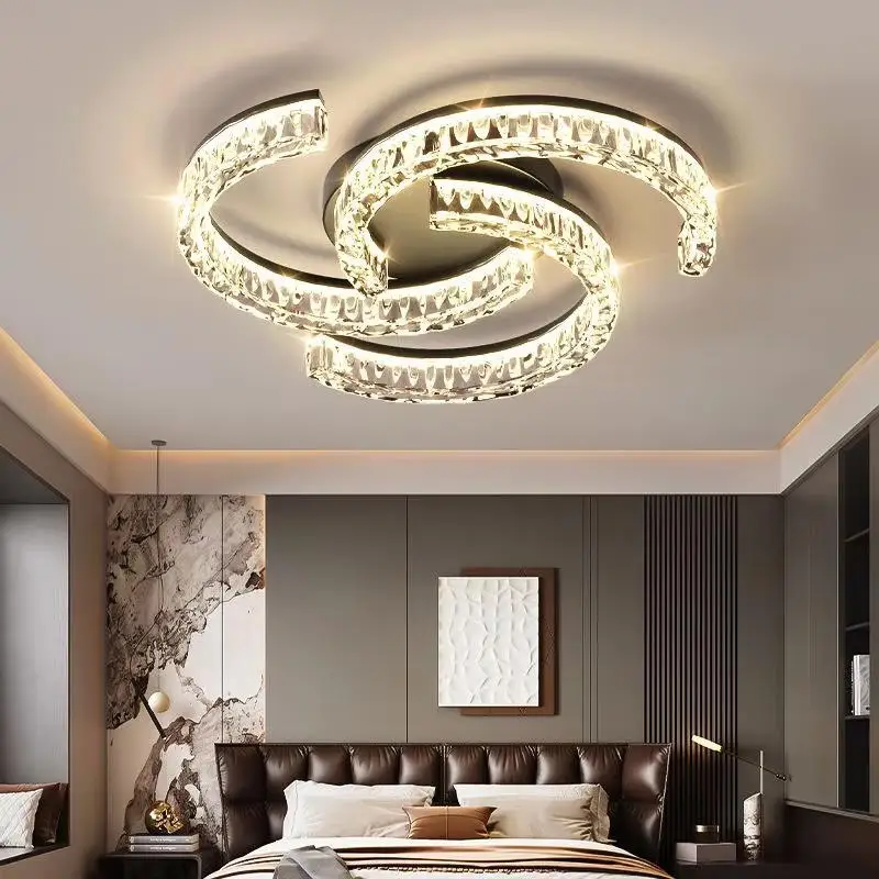 

2026 новый потолочный светильник специальной формы для спальни, простой современный основной светильник, бытовой светильник для защиты глаз, усовершенствованный потолочный светильник